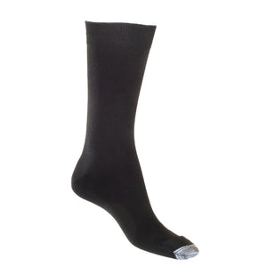 Mercerised Cotton Sock with Tough Toe™ | Black