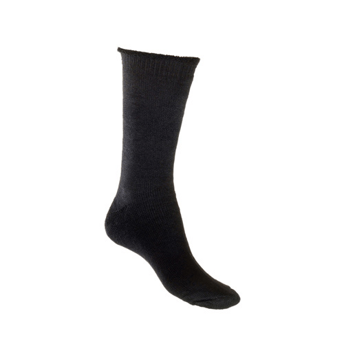 BLACK_thick_loose_top_cotton_socks for men and women aus