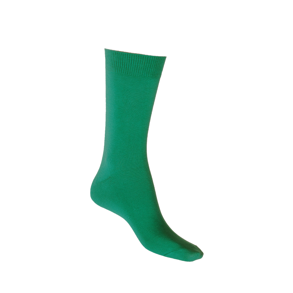 Cotton Soft Crew Socks jade GREEN Man Woman Aus