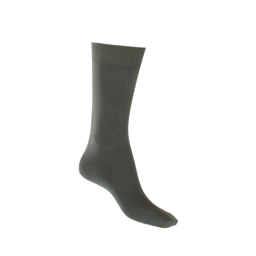 Cotton Soft Crew Socks dark GREEN Man Woman Aus