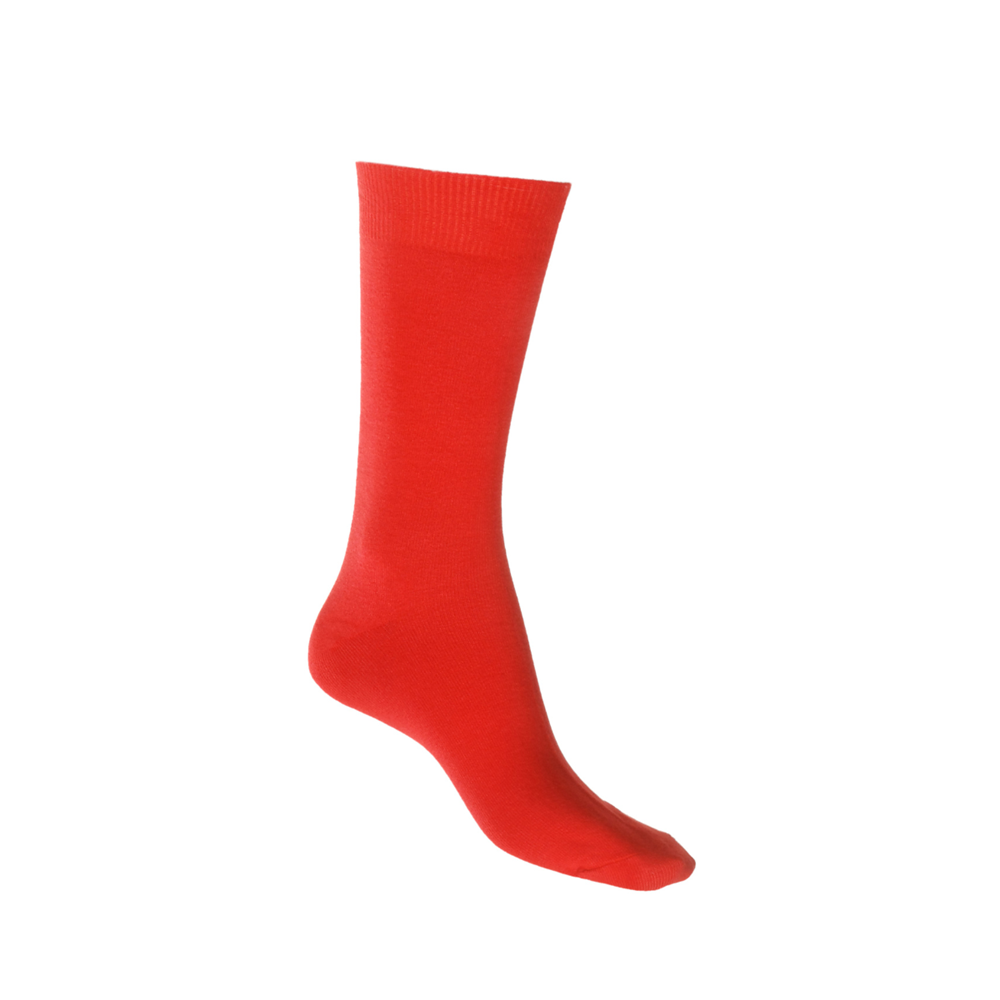 Cotton Soft Crew Socks RED Man Woman Aus