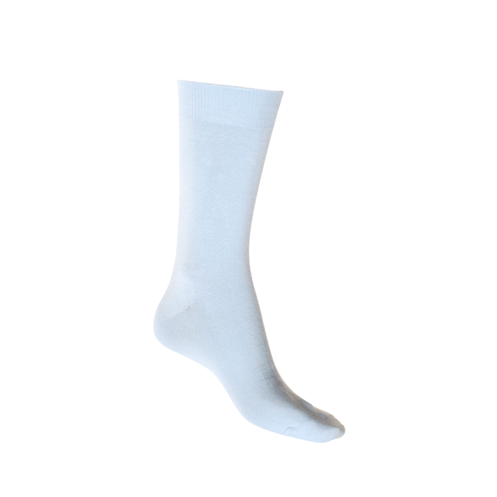 Cotton Soft Crew Socks sky BLUE Man Woman Aus