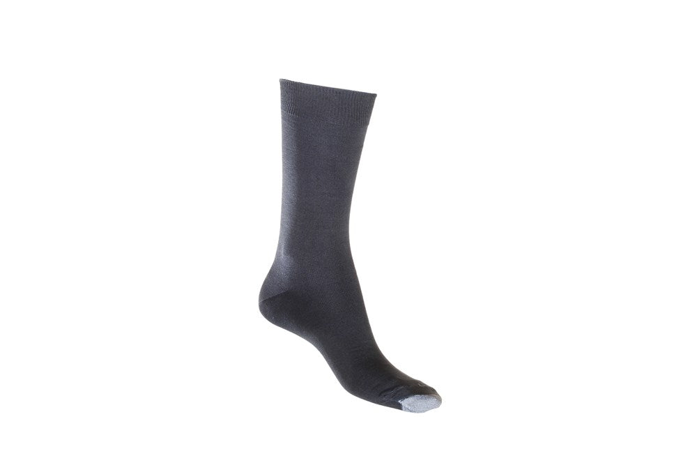 Mercerised Cotton Sock with Tough Toe™ | Charcoal