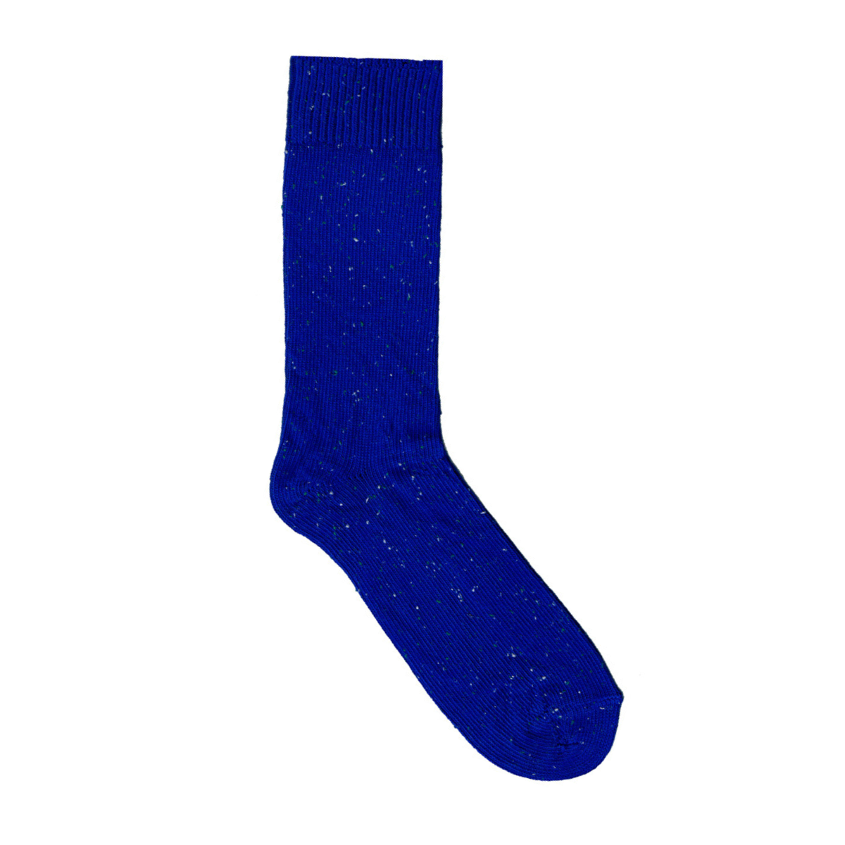 blue mens cotton crew socks with coloured fleck aus